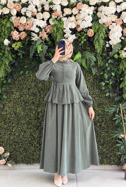 The Noor Skirt Set in Green